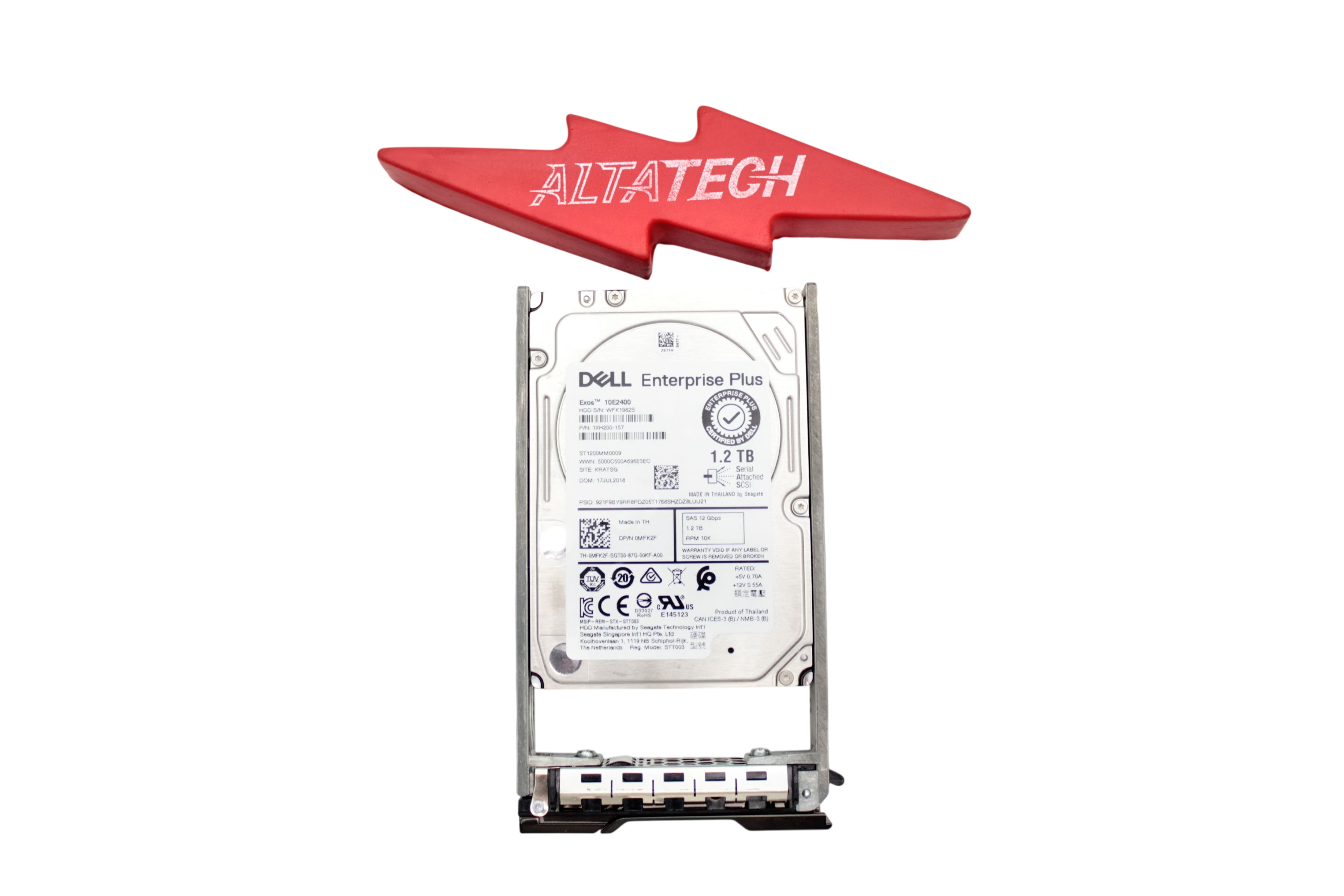 Dell MFK2F-CML 1.2TB 10K SAS 2.5 12G ST1200MM0009 / 1XH200-157 EP+