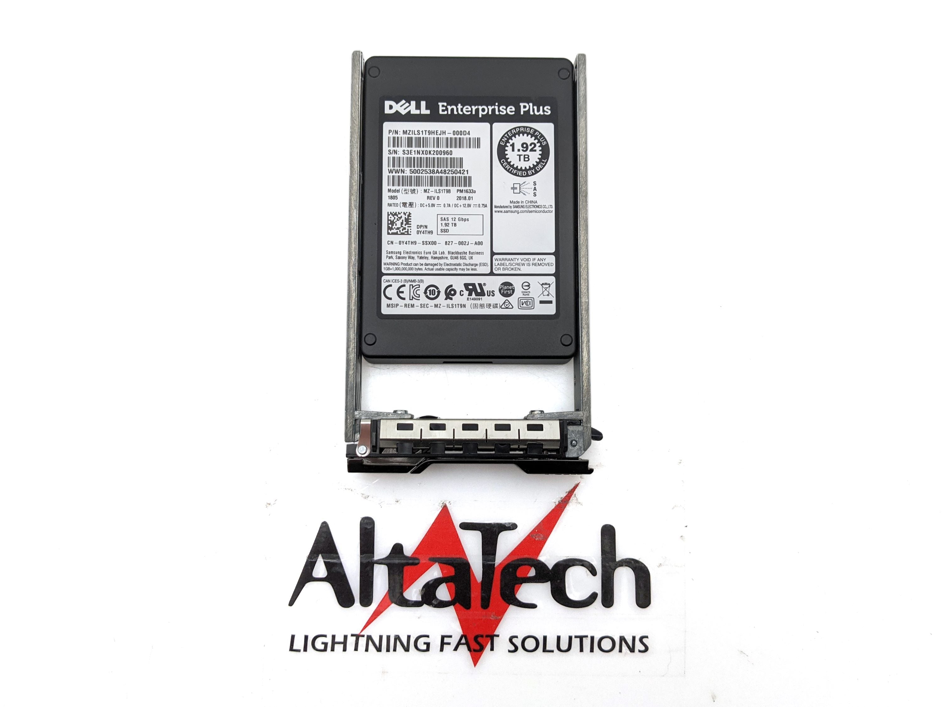 Dell MZ-ILS1T9B Compellent 1.92TB SSD SAS 2.5 12G RI