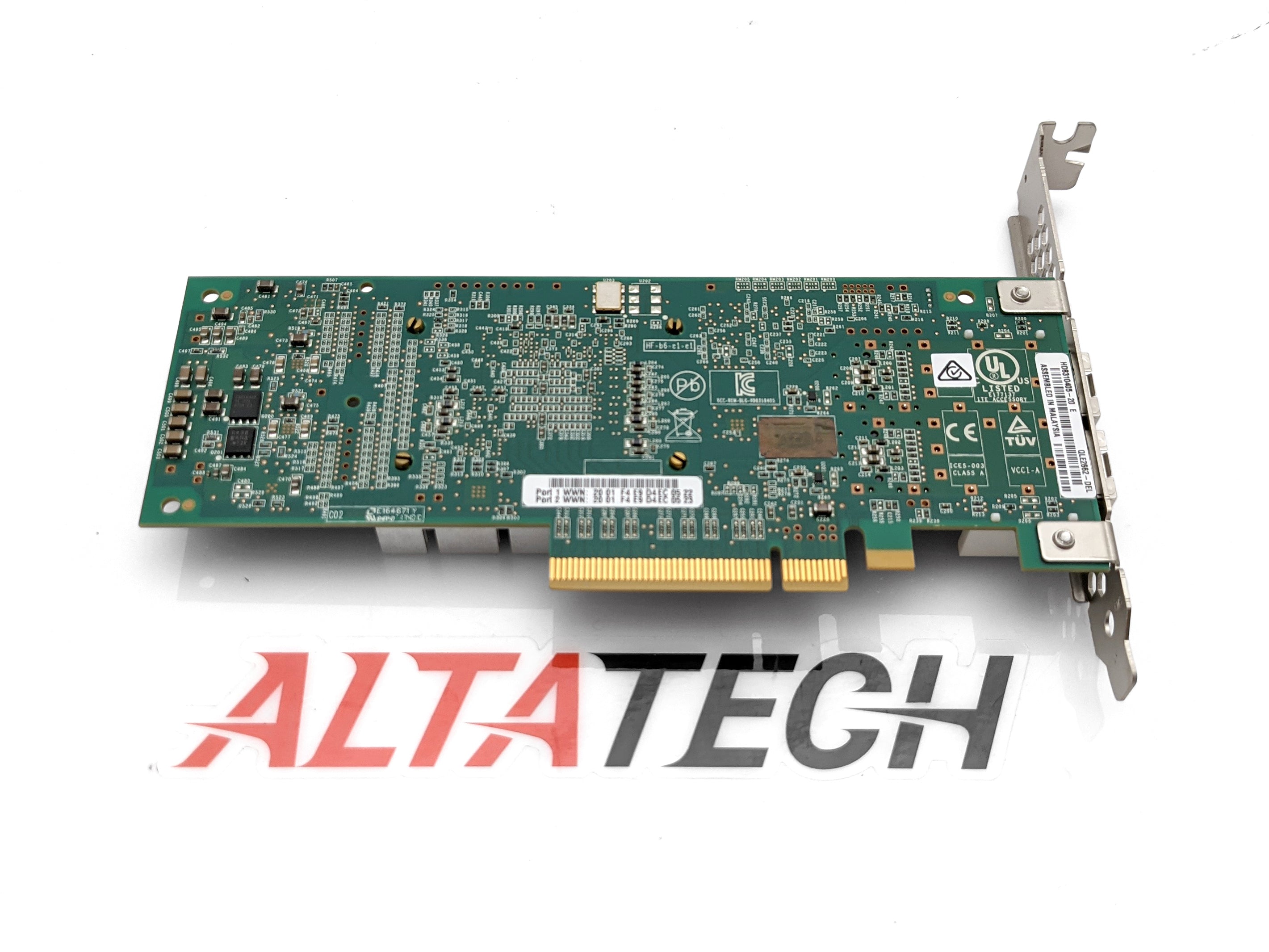 Dell P9J2D 2-Port 16Gbps SFP+ FC HBA QLE2662