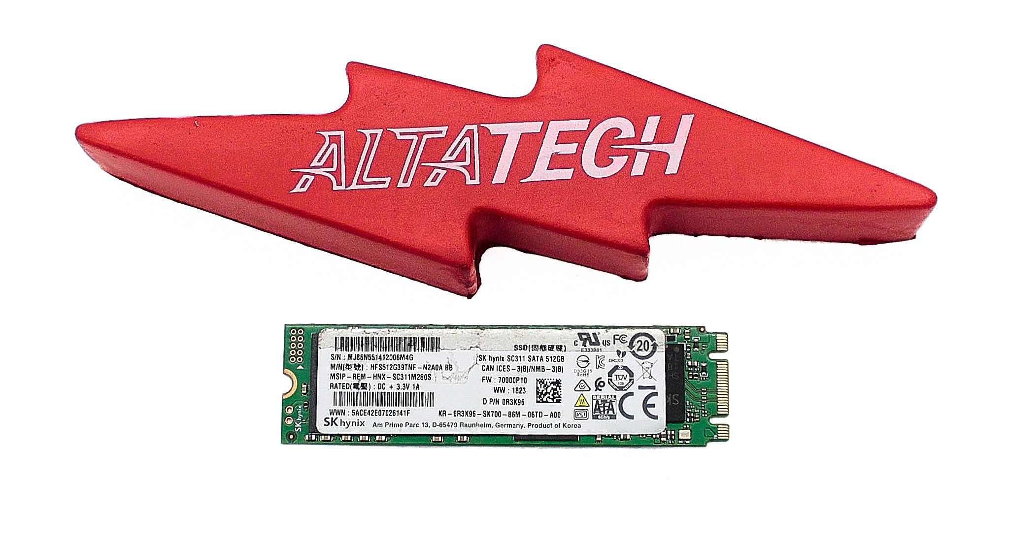 Dell R3K96 512GB SSD M.2 SATA 6G 80 SC311 (2)HFS512G39TNF-N2A0A Deskto