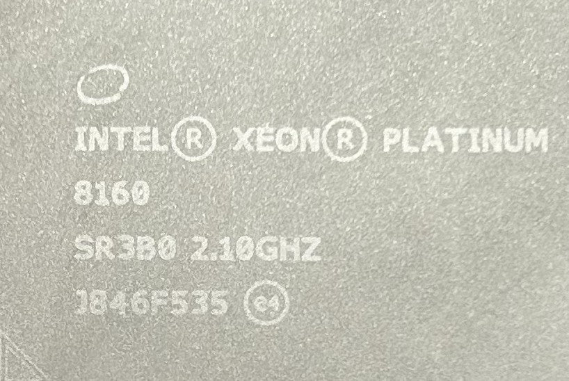 Dell SR3B0 2.1GHZ/33MB/150W/24C, PT 8160