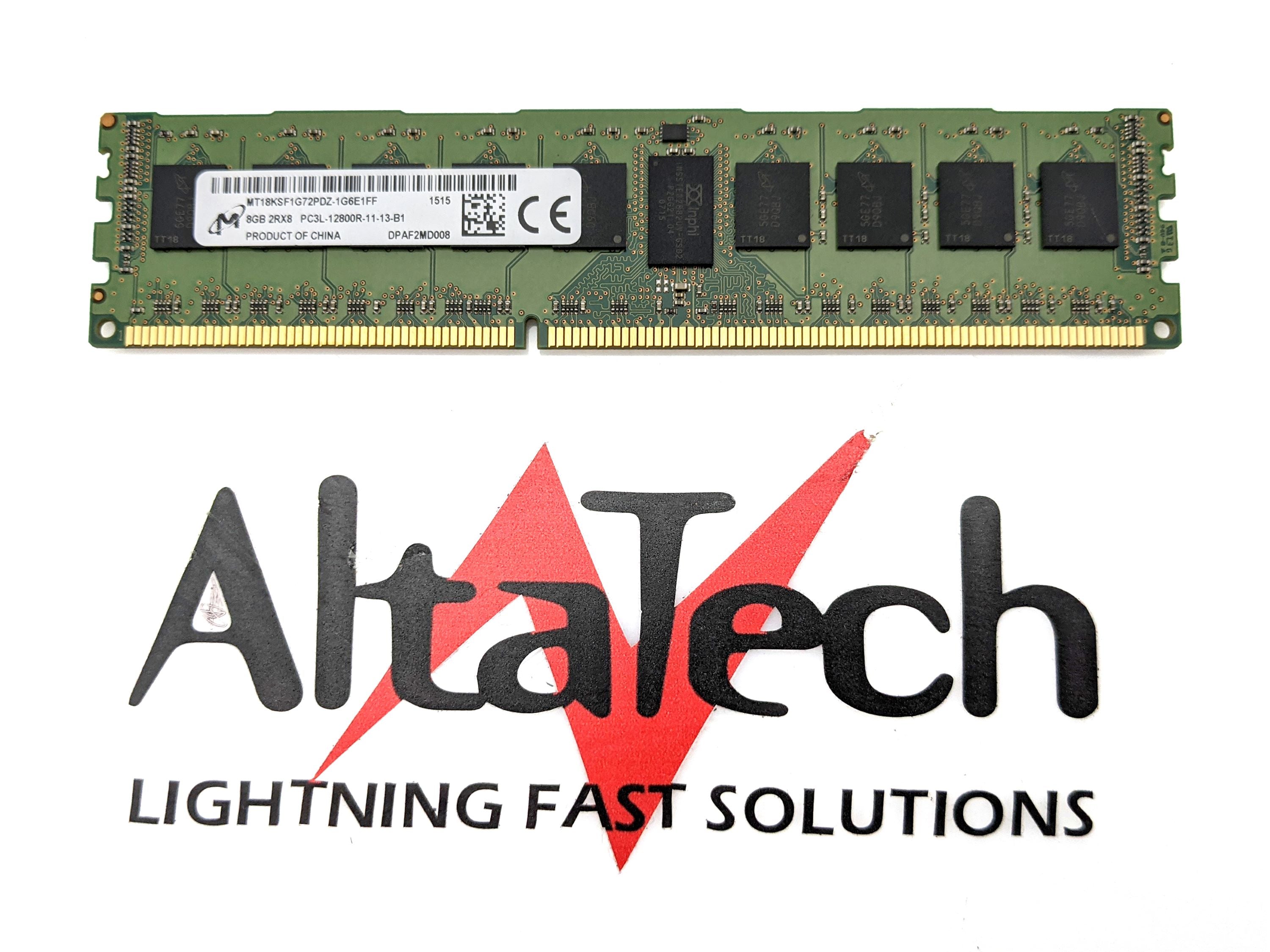 Dell T2F8K 8GB PC3L-12800R DDR3-1600 2RX8 ECC