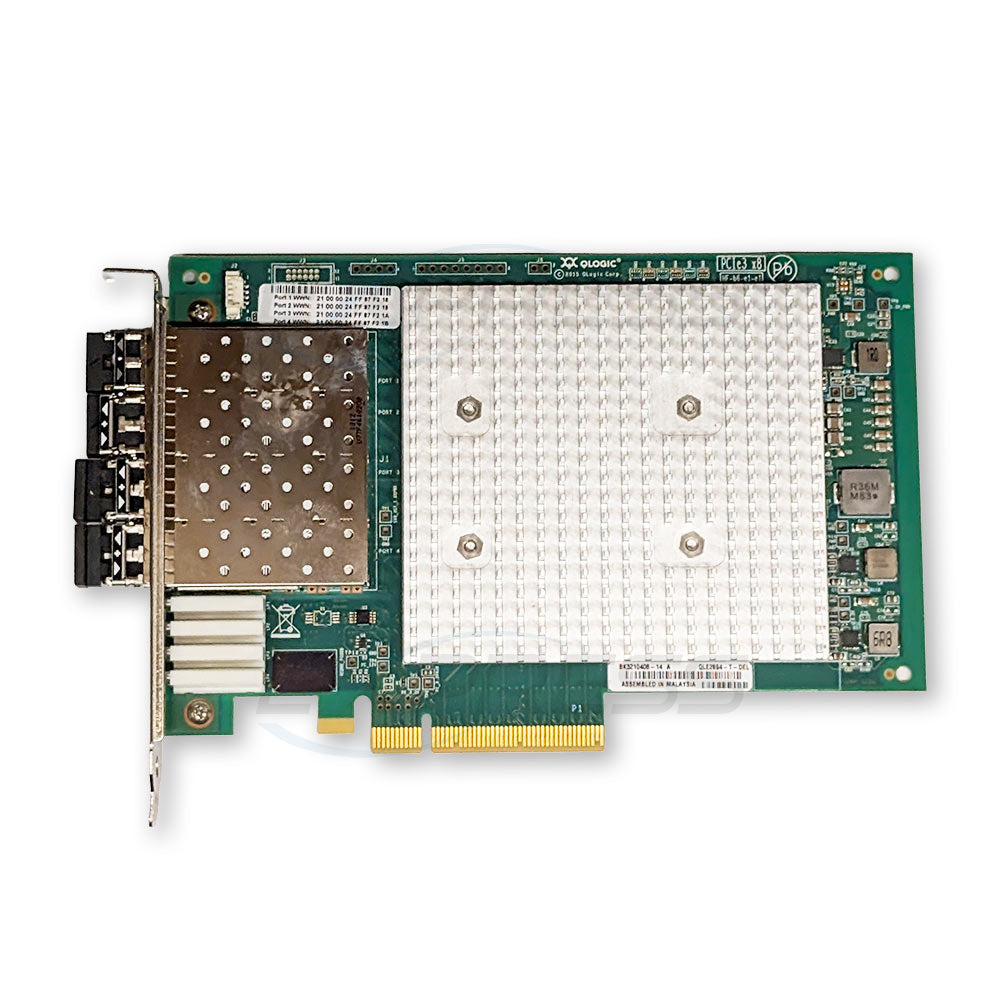 W1MVN - QLogic QLE2694-T Quad Port 16Gb SFP+ FC HBA Adapter | Refurbished Dell