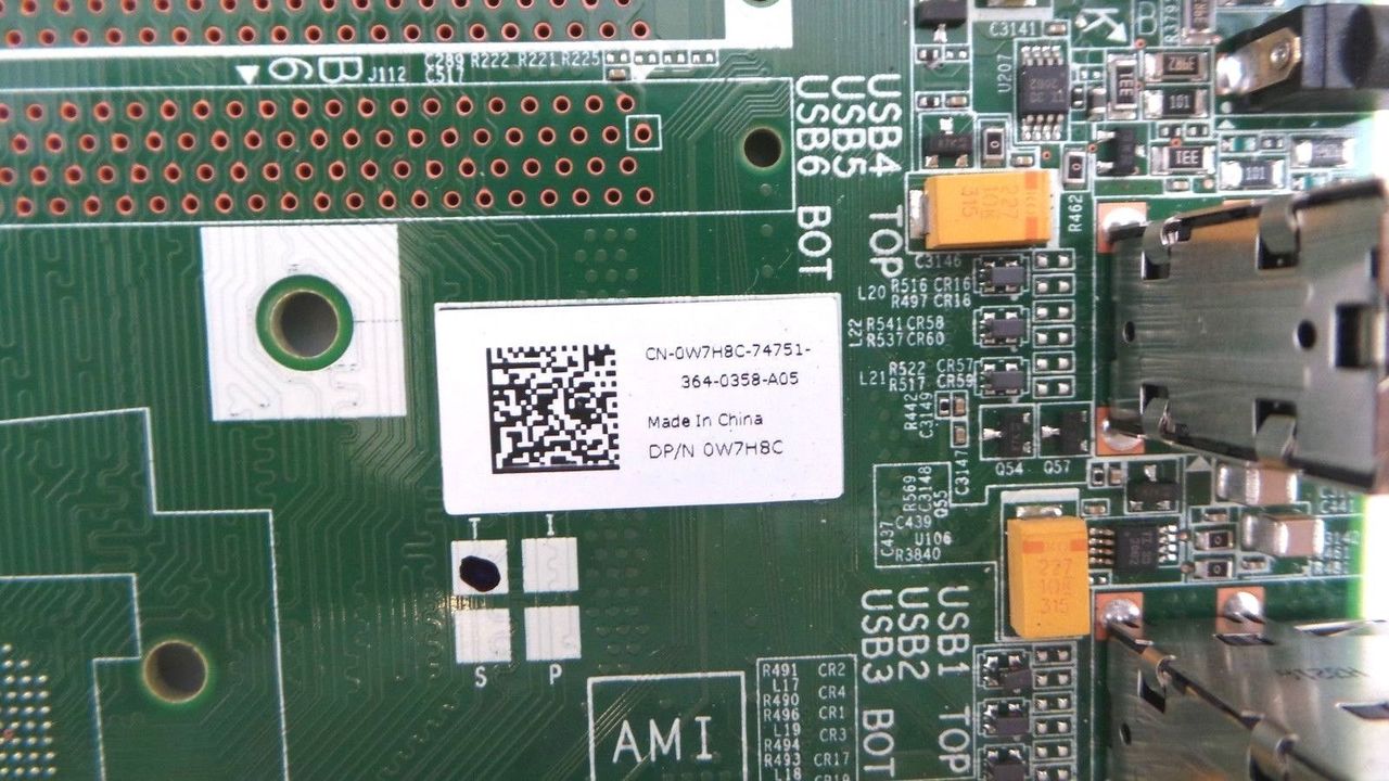 Dell W7H8C PowerEdge T320 System Board