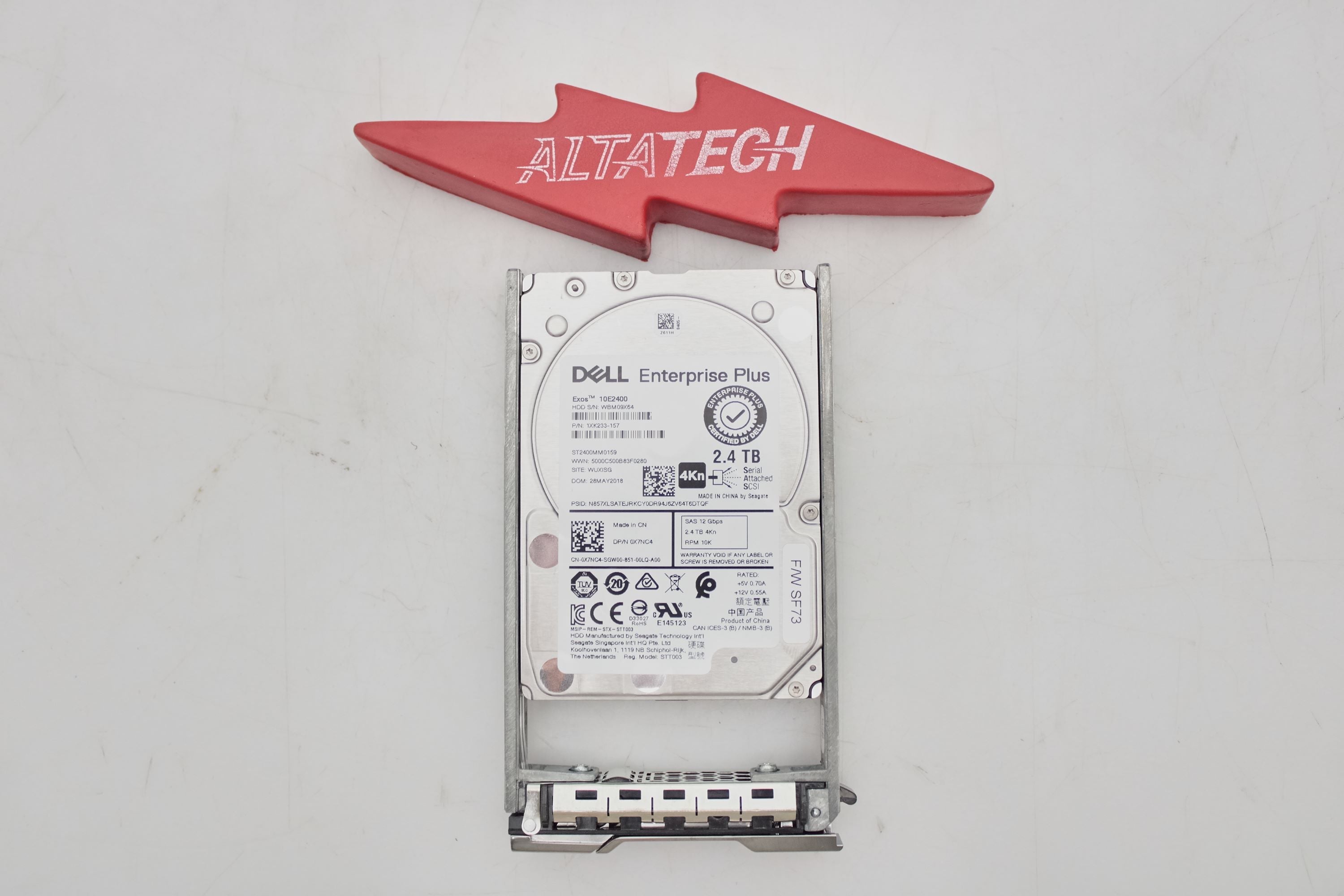 Dell X7NC4 2.4TB 10K SAS 2.5 12G SED 4K ST2400MM0159 / 1XK233-157