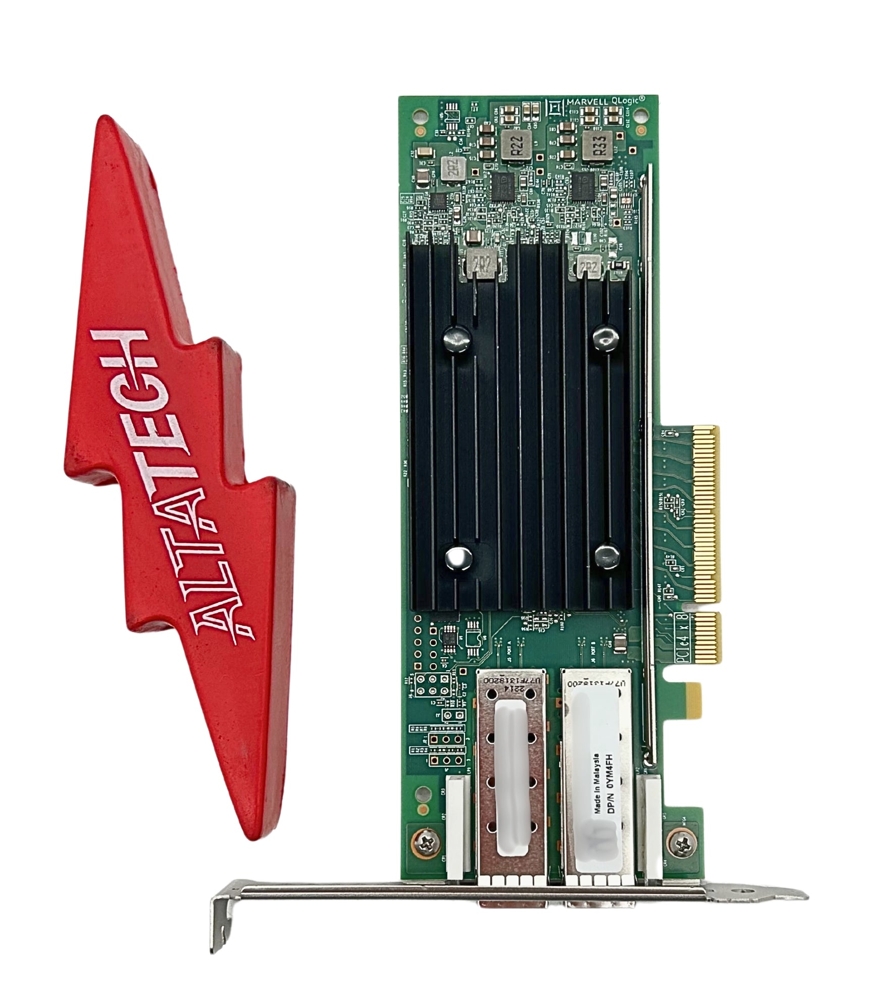 Dell YM4FH 32GB SFP+ DP QLE2772V2  PCIe 4.0 HBA LP