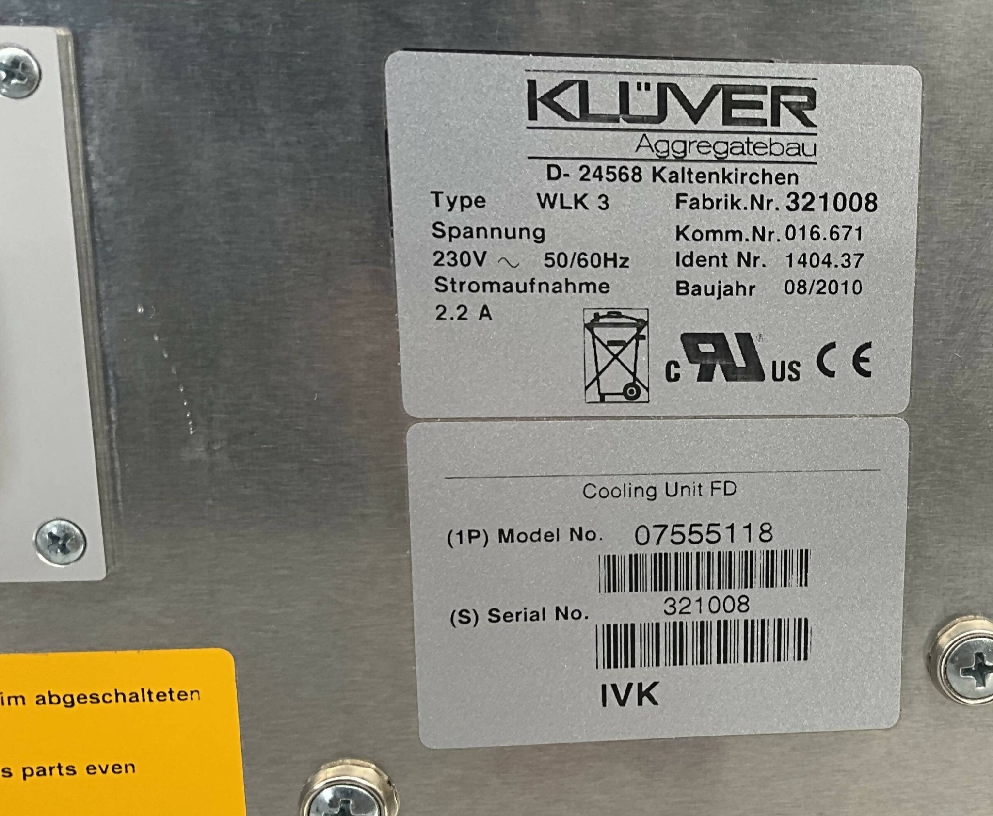 Detector Cooling Unit (7555118/07555118 SIEMENS