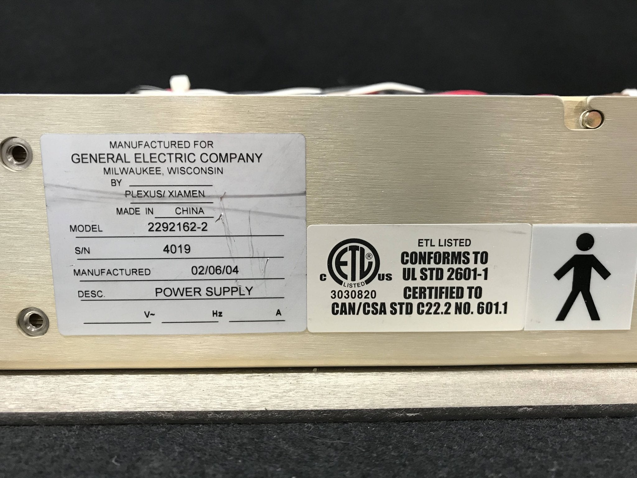 FULL FIELD Digital Power Supply (2292162-2 GE