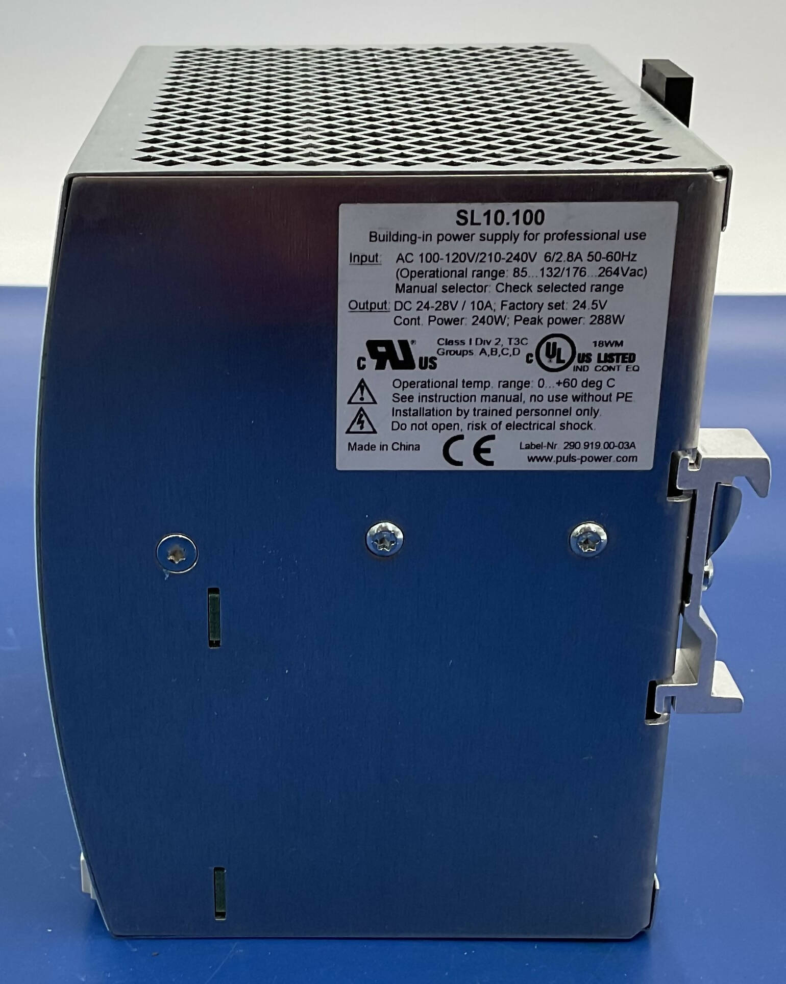 DIN RAIL POWER SUPPLY (SL10-100 SIEMENS