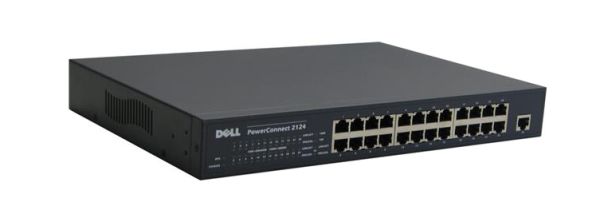 08X156 - Dell PowerConnect 2124 24-Ports Fast 10/100BaseT + 1-Port 10/100/1000BaseT Ethernet Network Switch