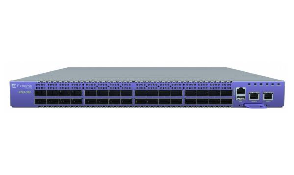 7720-32C-AC-F - Extreme Network 7720-32C 32-Ports 10/25G QSFP28 Layer 3 Rack-mountable Front-to-back Airflow Network Switch