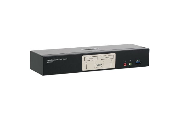 GCS1934 - Iogear 4-Port Displayport 1.2 Kvmp Switch With Usb 3.1 Gen1 Hub And Audio (Taa Complian