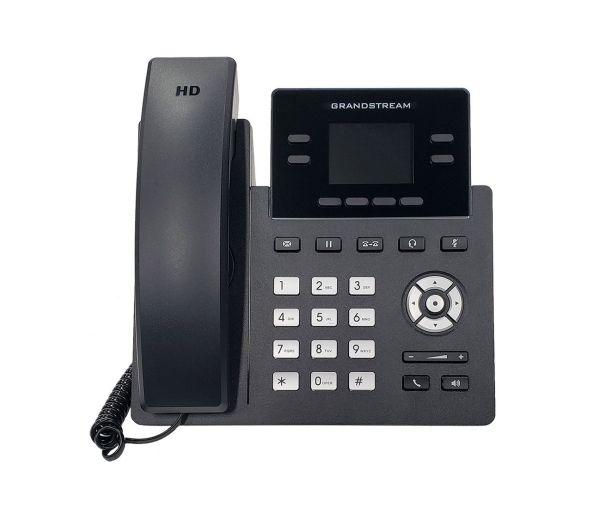 GRP2612P - Grandstream 2-Line Dual-Port Ethernet 2.4-inch LCD Carrier Grade VoIP Phone