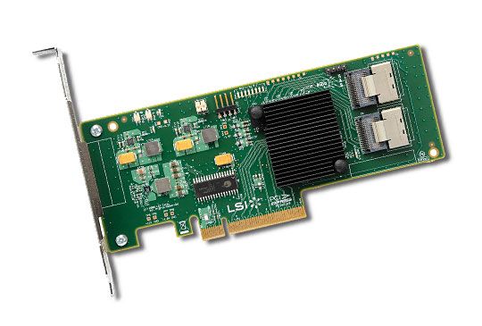 LSI00301 - LSI Logic 6GB/s 8-Port Internal PCI-Express 3.0 SATA SAS Host Bus Adapter with Standard Bracket