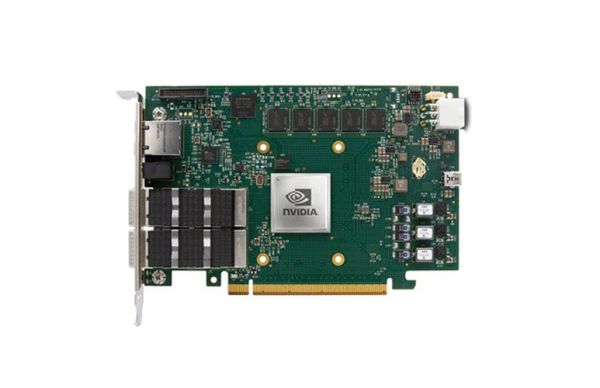 MBF2M516A-CENOT - Mellanox BlueField Dual-Port 100GbE QSFP56 PCI Express 4.0 x16 Network Interface Card (NIC)