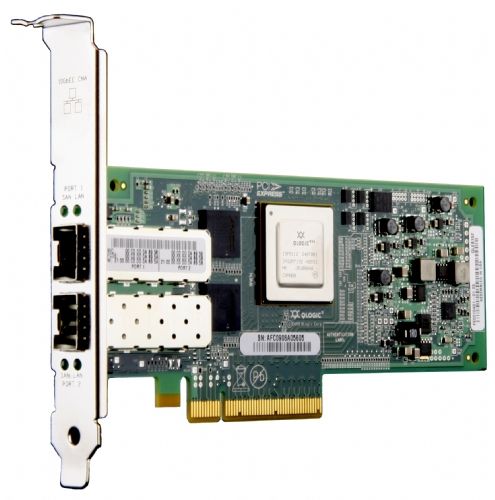 QLE8152 - QLogic Dual-Ports 10GbE FCoE PCI-Express 2.0 x4 High Profile Converged Network Adapter (CNA)