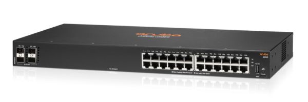R8N88A - HPE Aruba CX 6000 Series 24-Ports 10/100/1000BASE-T Ethernet Layer 2 Rack-mountable Managed Network Switch with 4-Ports SFP