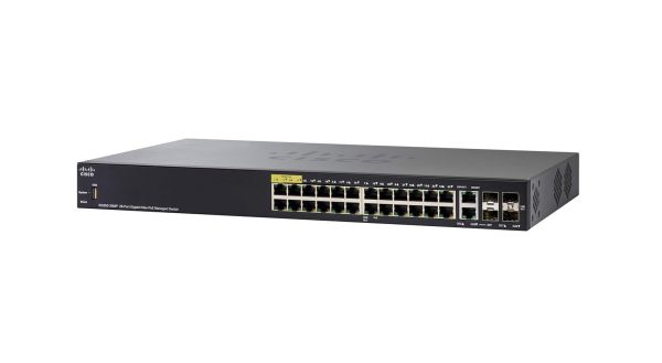 SG350-28MP - Cisco 350 Series 24-Ports 1000BASE-T PoE+ Layer 3 Rack-mountable Managed Network Switch with 4-Ports SFP