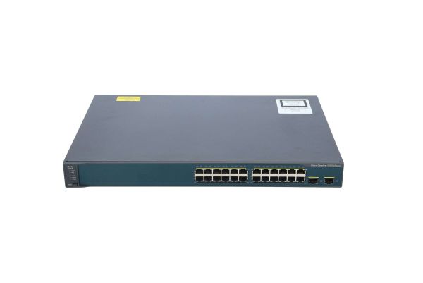 WS-C3560V2-24PS-E - Cisco Catalyst 3560V2 24-Ports 10/100BASE-TX Fast Ethernet Layer 3 Rack-mountable Managed Network Switch