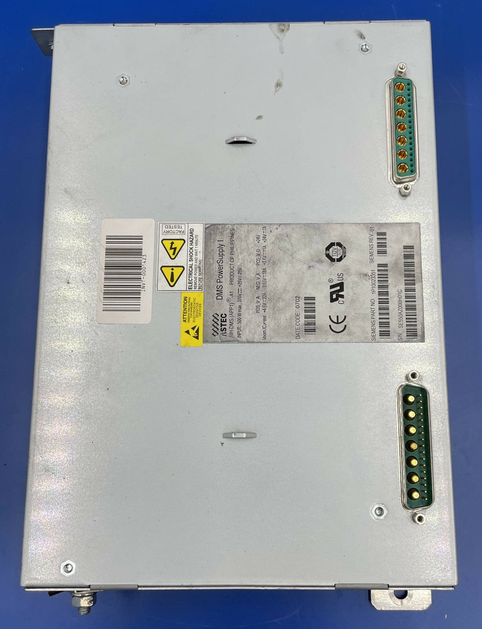 Siemens 10023351 - DMS Power Supply 1P for Somatom CT Front | Alo Tech Solutions