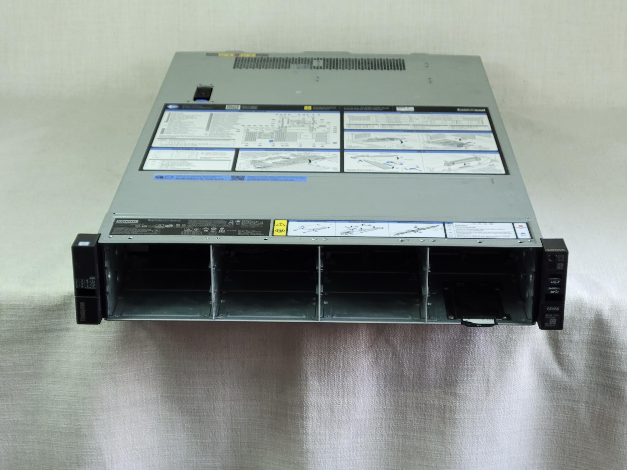 Lenovo ThinkSystem SR650 2U 12x 3.5” Server 2x 10C Gold 5115 2.4GHz 64GB 930-16i