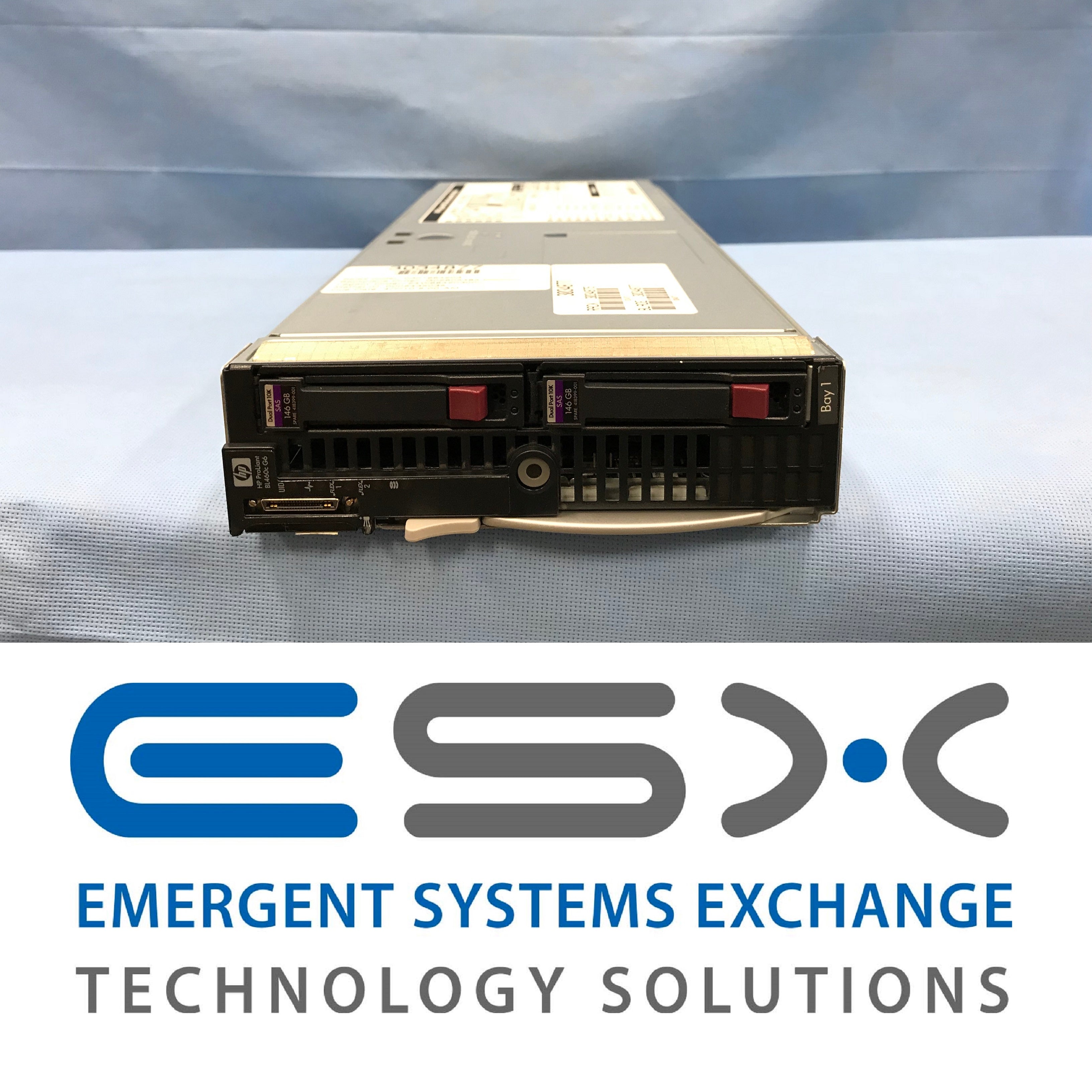 HP Proliant BL460c G6 2x QC E5520 @ 2.26GHz 128GB RAM 2x 146GB 10k 2.5" SAS