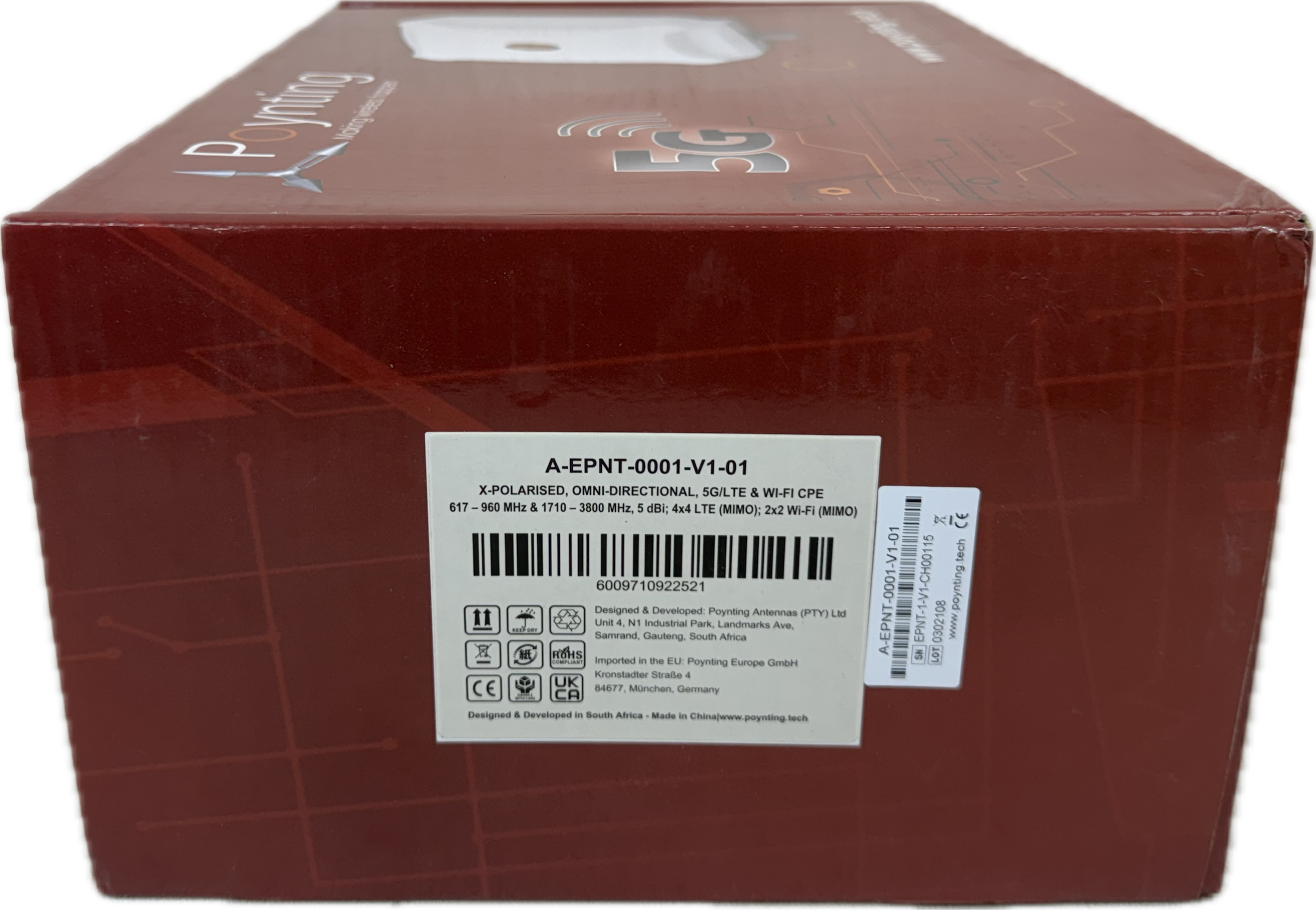 Open Box A-EPNT-0001-V1-01 Poynting Cross-Polarised Omni-Directional Antenna