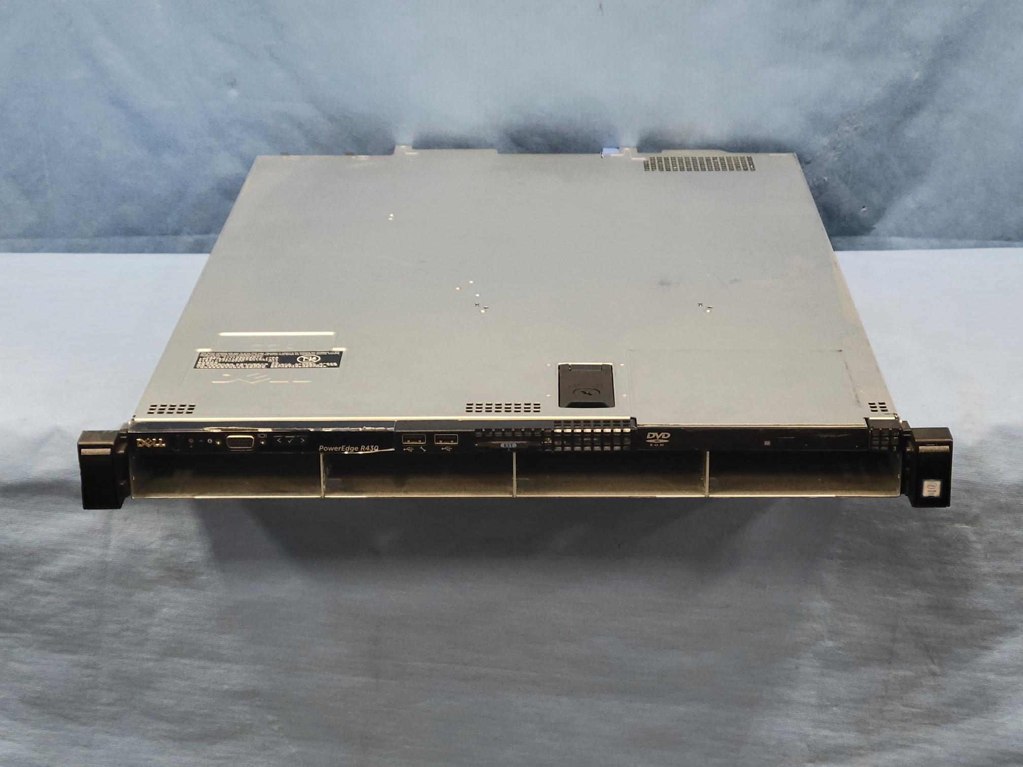Dell PowerEdge R430 1U LFF Server 2x Intel 6 Core E5-2620v3 2.4GHz 192GB 4x 4TB