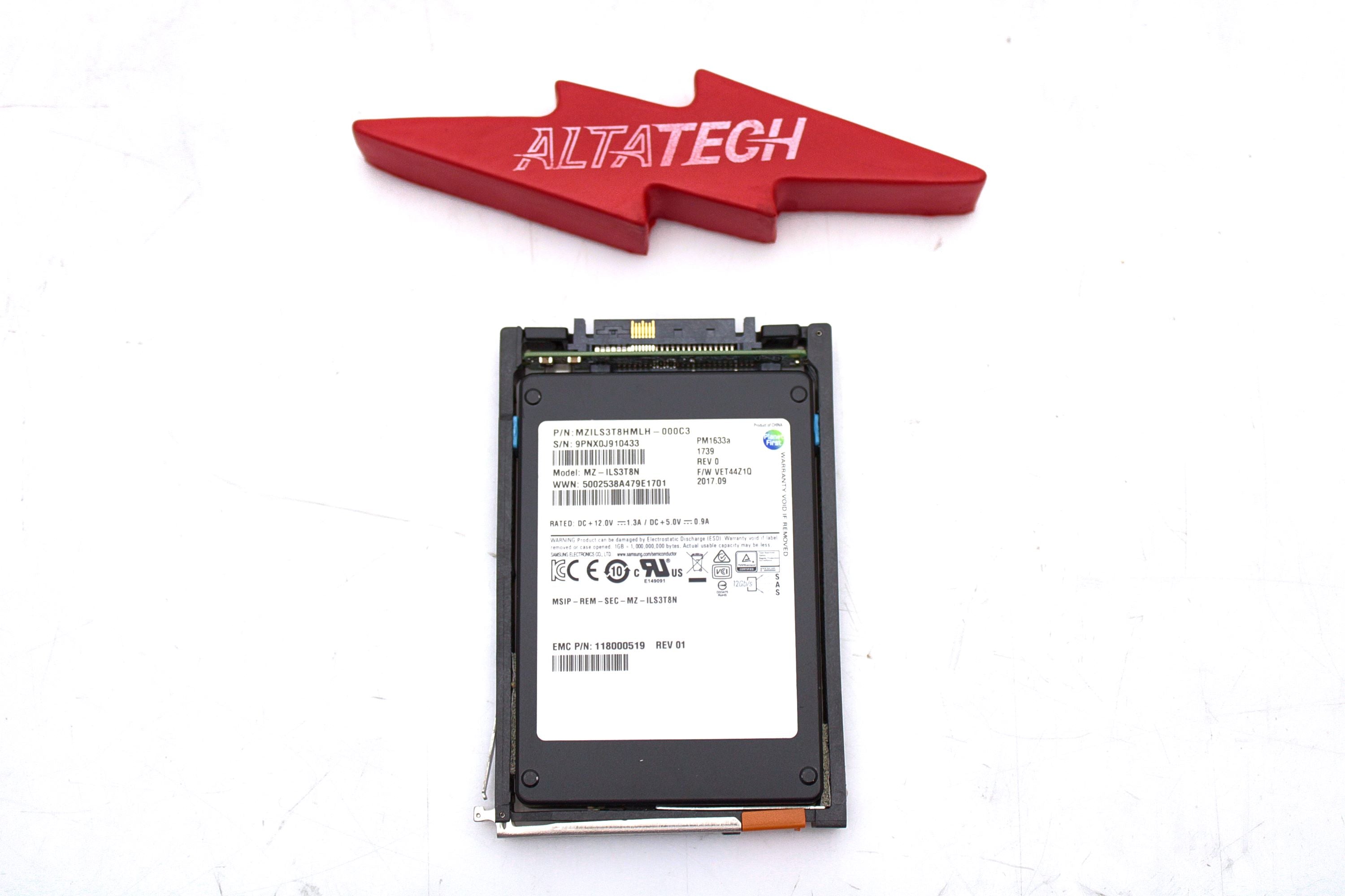 EMC 005052110 3.84TB SSD SAS 2.5 12 PM1633A VMAX