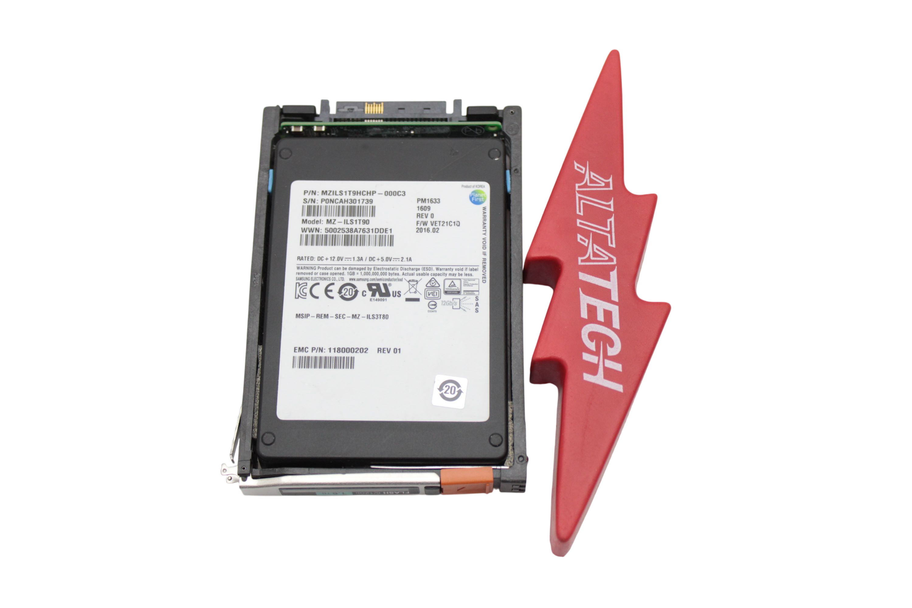 EMC 005052398 1.6TB SSD SAS SED 2.5 12G HDD