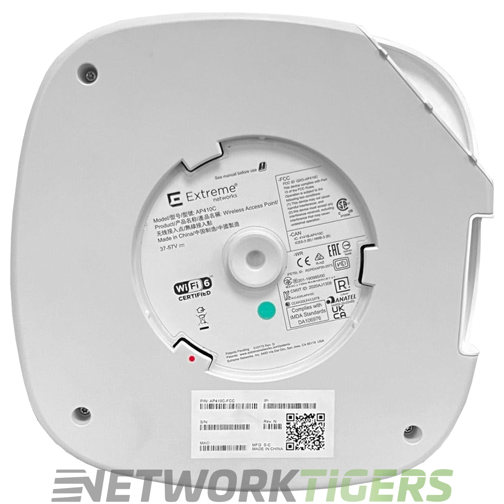 Extreme AP410C-FCC Tri Radio 802.11ax WiFi 6 4x4 MU-MIMO Internal Antenna WAP
