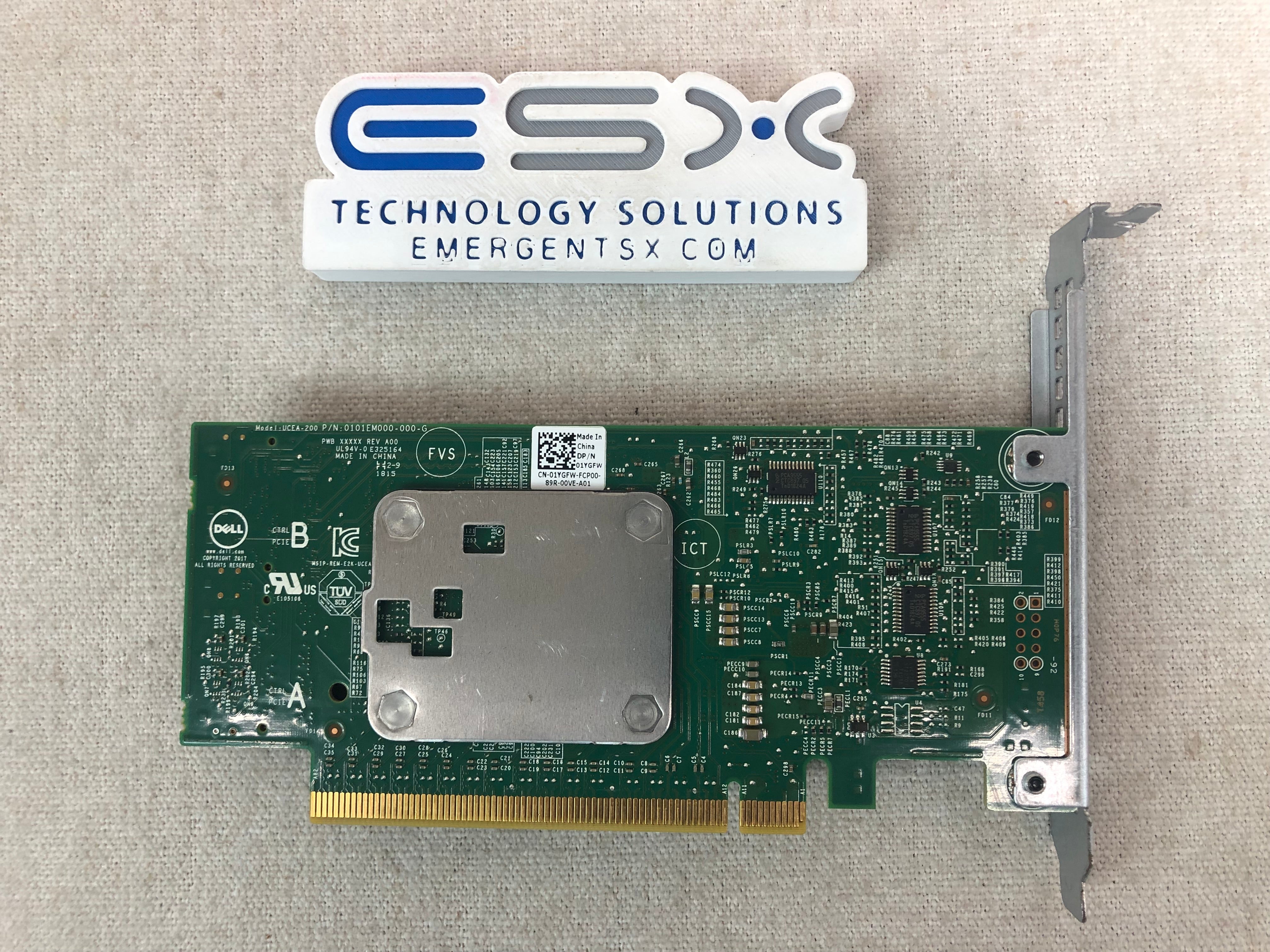 Dell 1YGFW NVMe PCIe Extender Card Full Height for 14G PowerEdge R640 R740XD