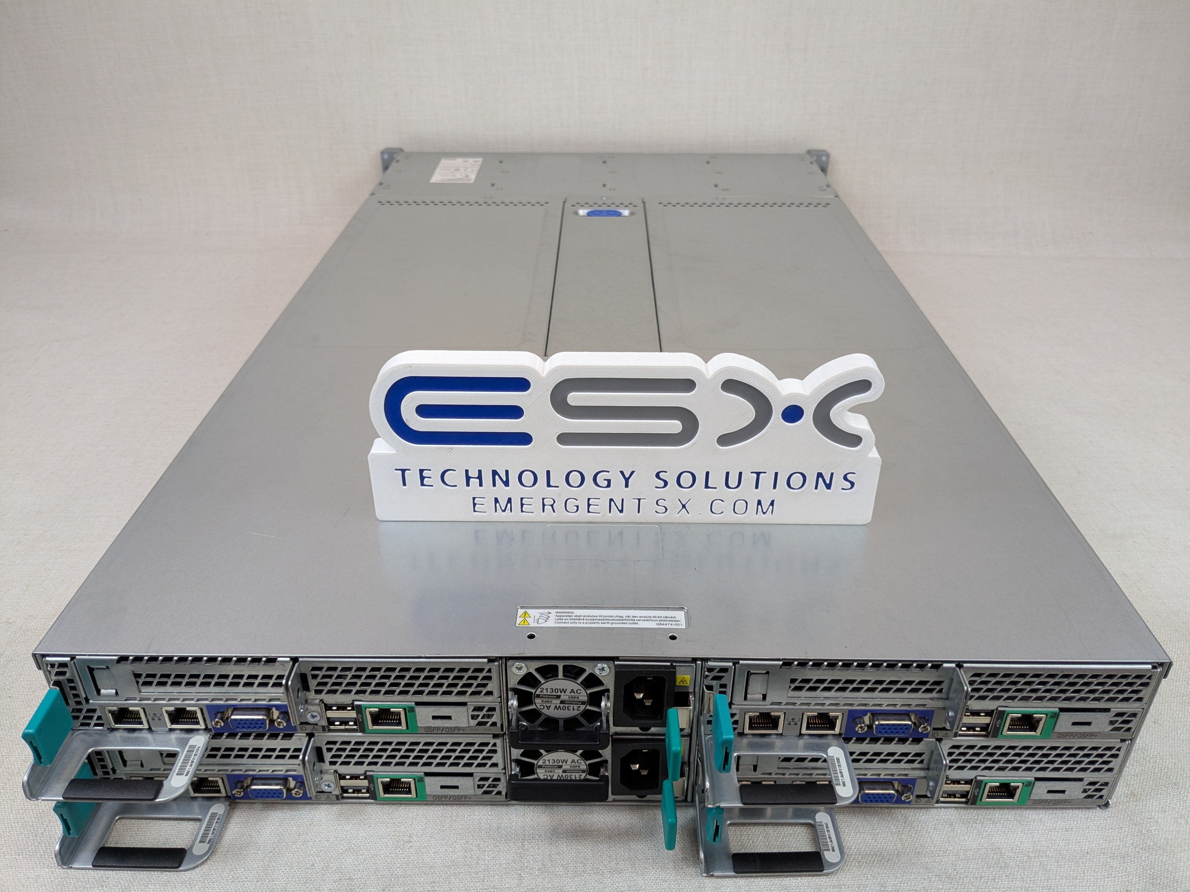 Intel H2000 2U 12x 3.5” 4 Node S2600KP Server 8x 14C E5-2680v4 2.4GHz, 1TB RAM