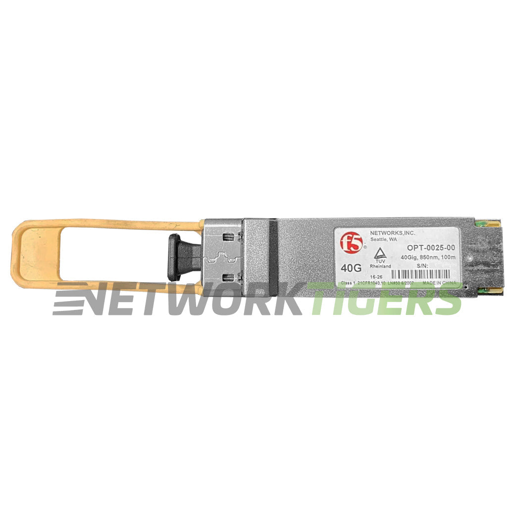 F5 OPT-0025-00 F5-UPG-QSFP+ 40GB BASE-SR4 MPO-12/UPC MMF QSFP+ Transceiver