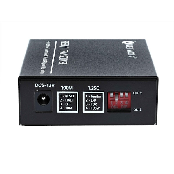 Gigabit Fiber Media Converter - 1000Base-SX, LC Multimode, 550m, 850nm