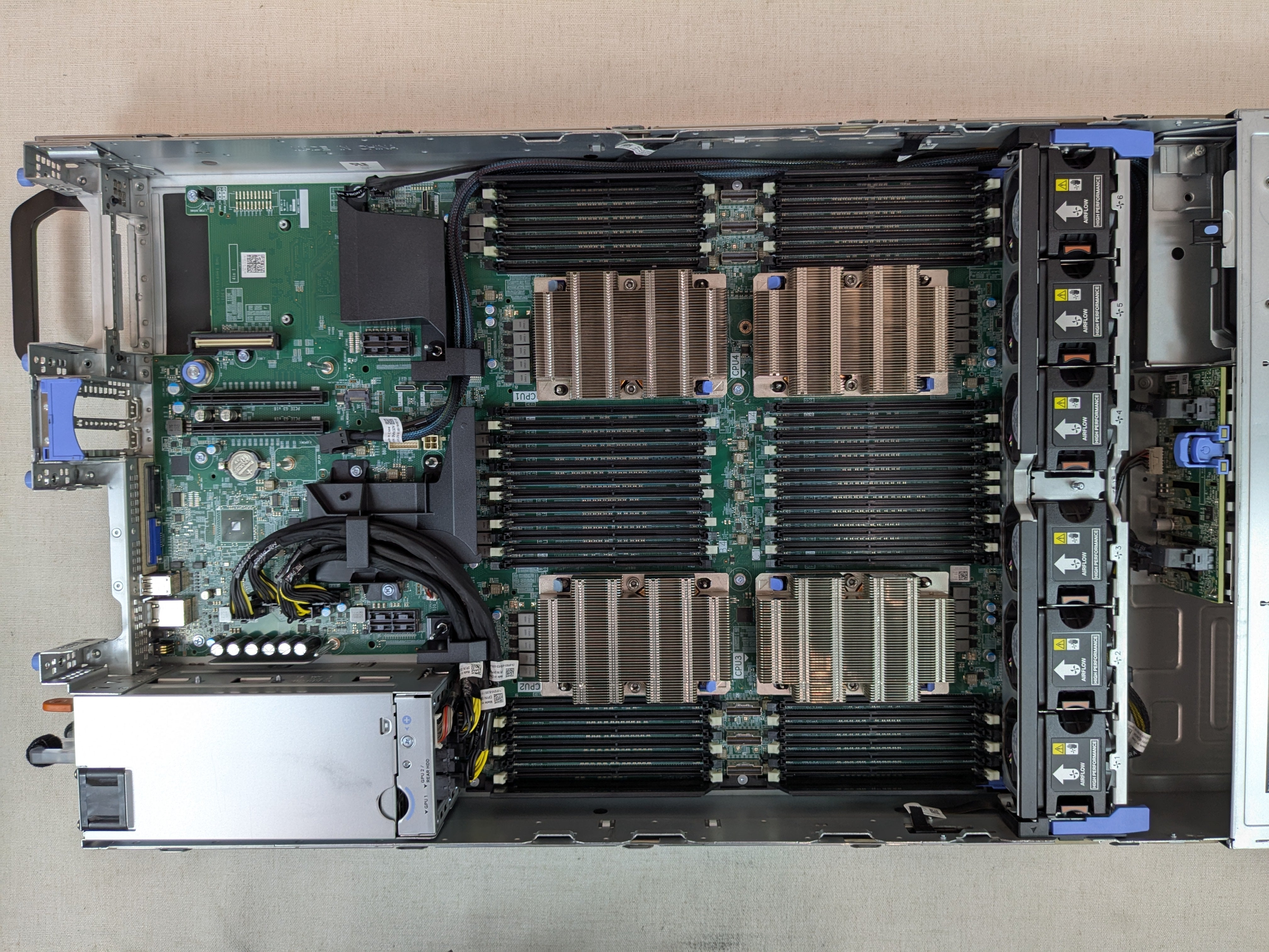 Dell PowerEdge R840 Server 4x Gold 6154 3.0GHz 72 Core 512GB RAM 2x 960GB H740p