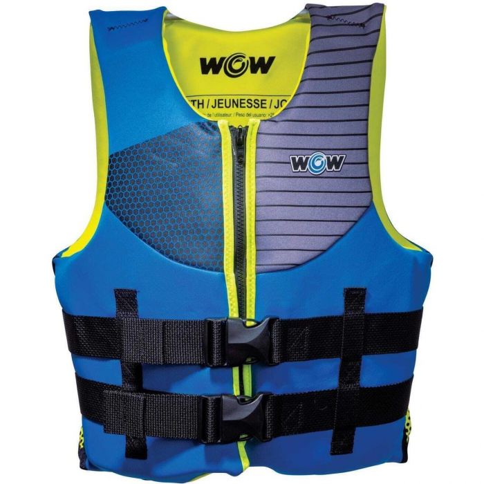 WOW Watersports 23WLV4826 Feel Good Life Vest, Blue, Youth