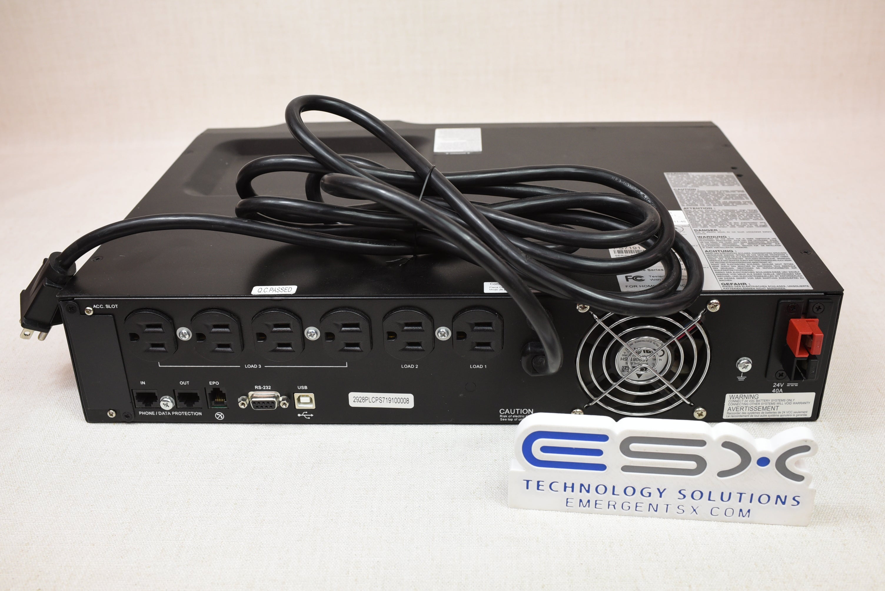 Tripp Lite SU1000RTXL2UA SmartOnline 120V 1kVA 800W Double-Conversion UPS