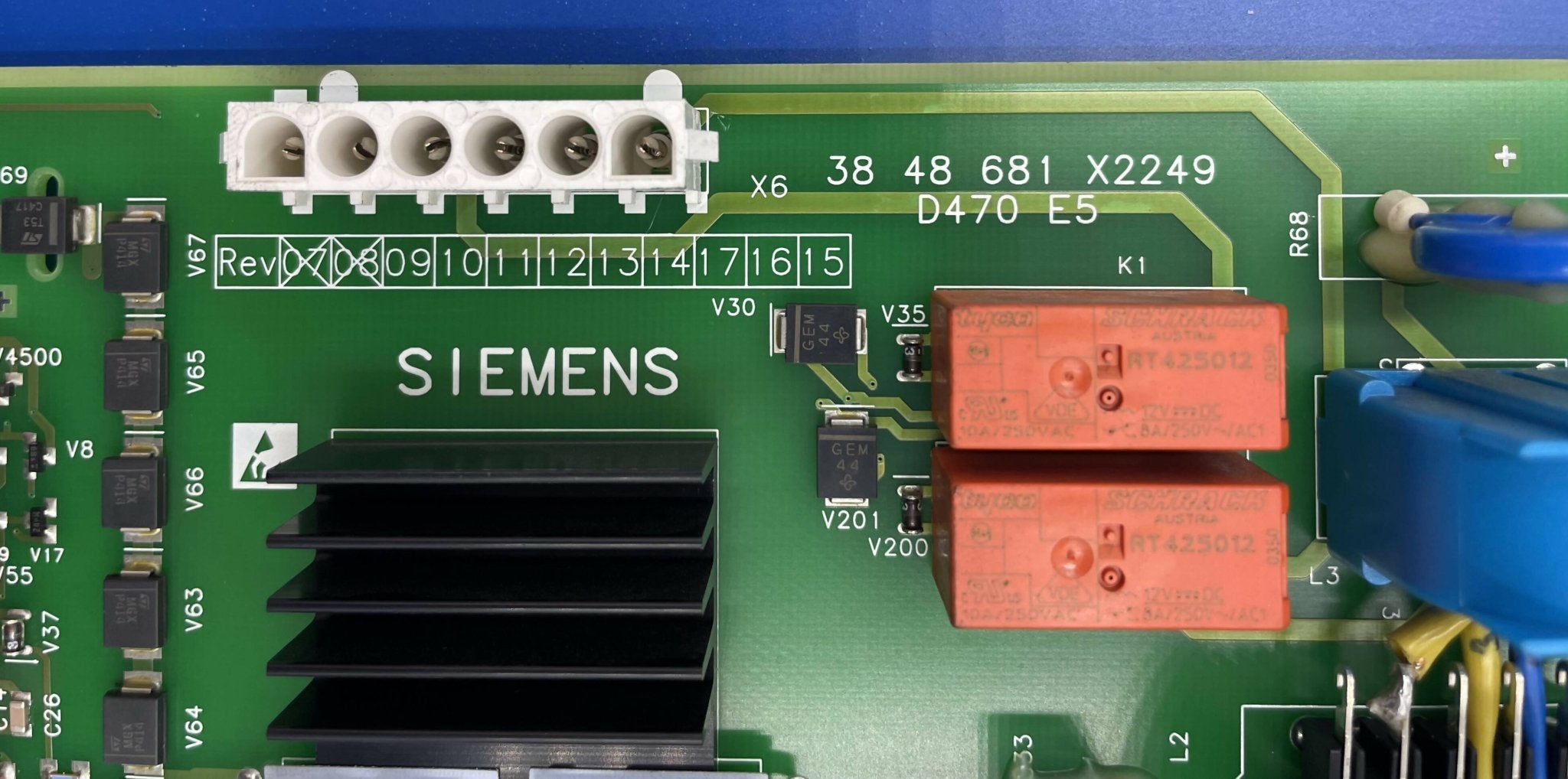 FIL POWER BOARD D470 (03848681/3848681 SIEMENS