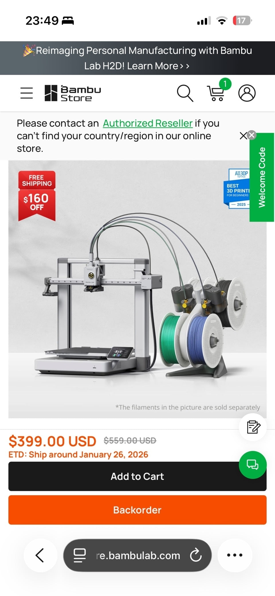 Bambu Lab A1