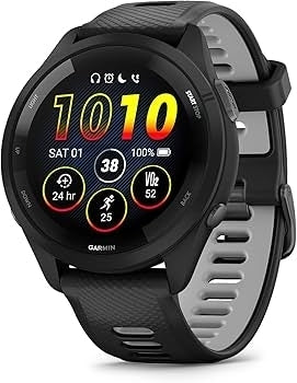 Garmin Smartwatch de corrida Forerunner 265, tela AMOLED colorida