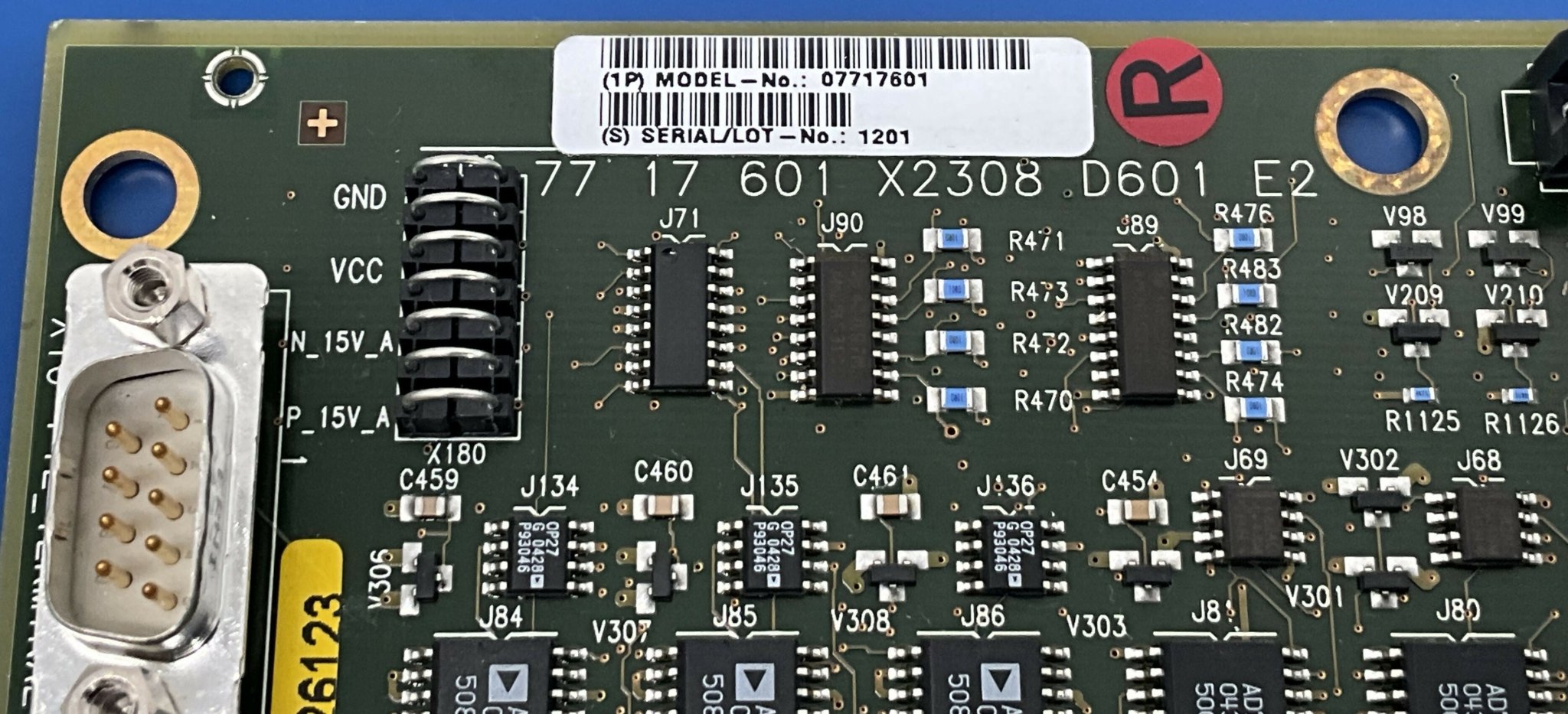 FIL/RAC Controller D601 Board (07717601/7717601 SIEMENS