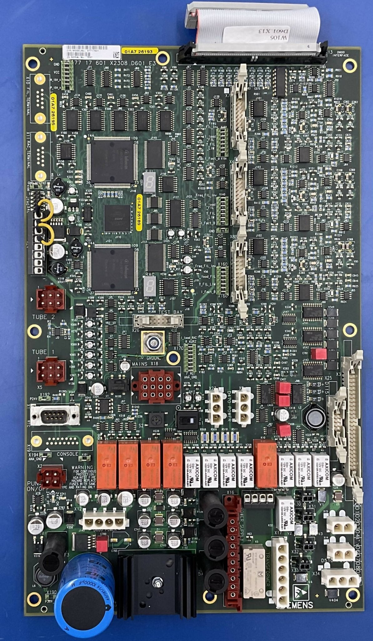 FIL/RAC Controller D601 Board (07717601/7717601 SIEMENS