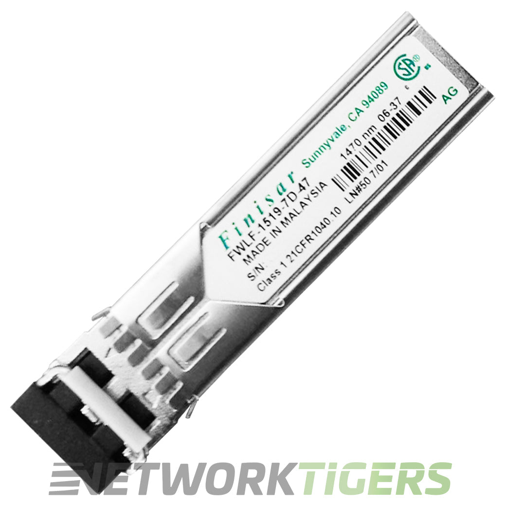 Finisar FWLF-1519-7D-47 1.25GB BASE-ZX 1470nm SMF CWDM SFP Transceiver