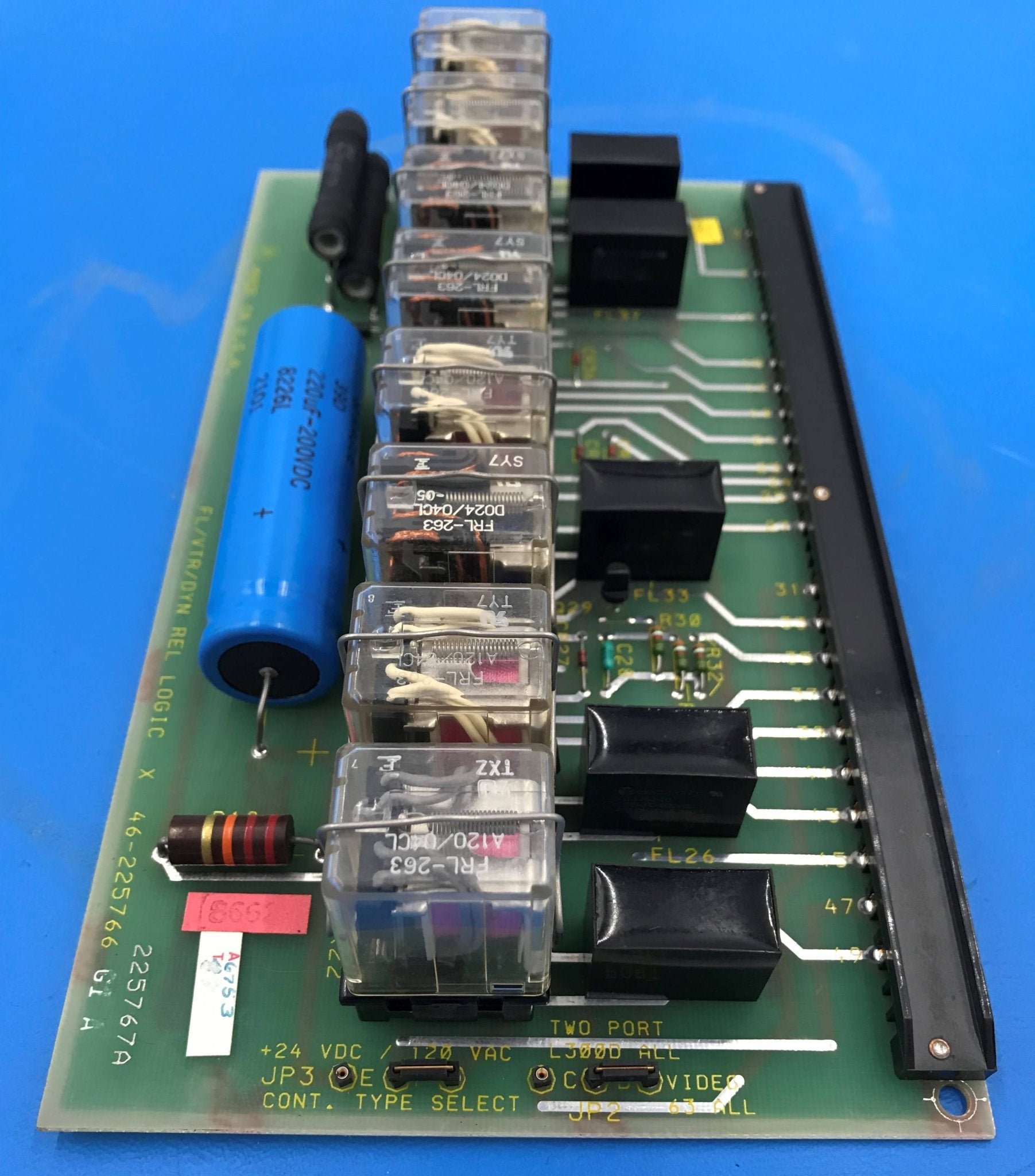 FL/VTR/DYN REL LOGIC X (46-225766 G1 A GE Advantx