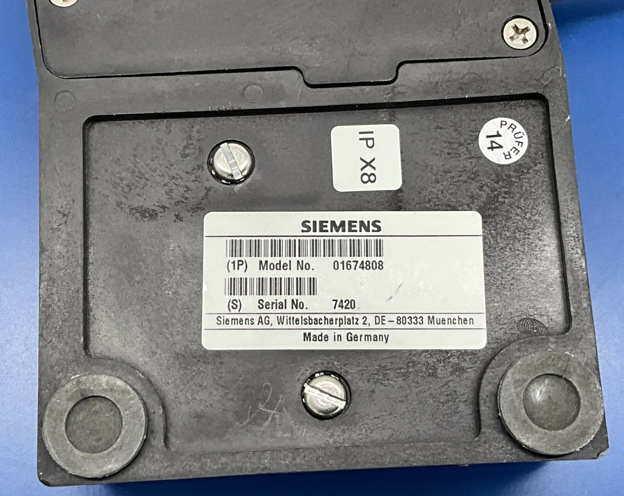 FOOT SWITCH FLUORO & EXPOSURE (01674808/1674808 SIEMENS