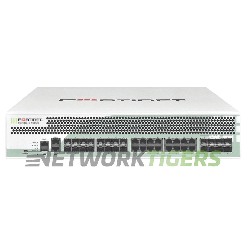 Fortinet FG-1500D FortiGate 1500D 80 Gbps - Registrable / Unclaimed Firewall