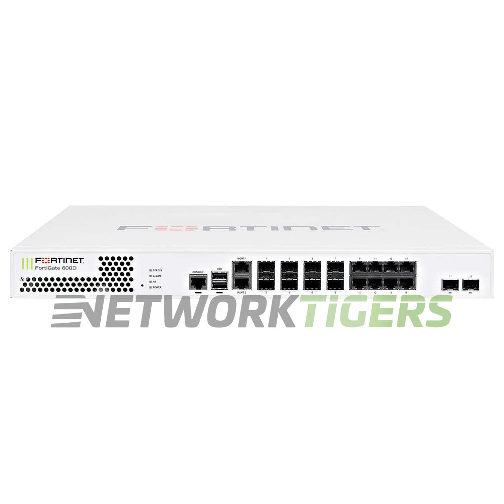 Fortinet FG-600D FortiGate 600D Series 36 Gbps Local Management Only Firewall