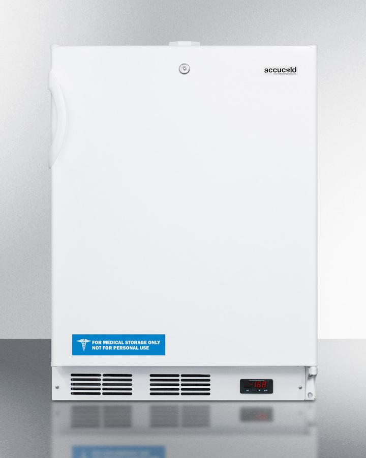 Accucold ACF48WADA 24" Wide Built-In All-Freezer, ADA Compliant