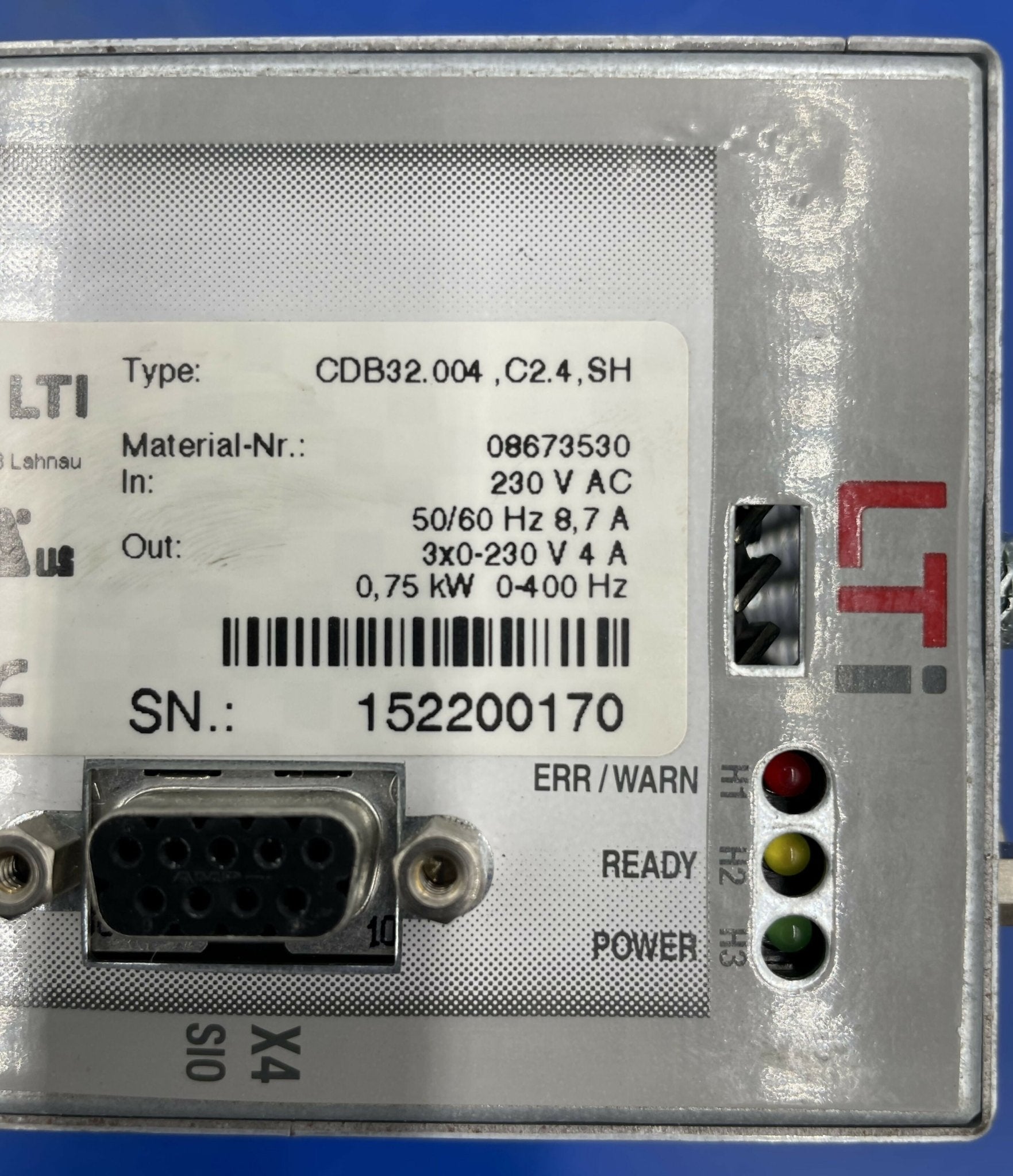 FREQUENCY INVERTER CDB32.004 1.7K VA (8673530/08673530 SIEMENS/LUST